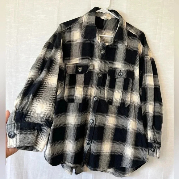 H&M Cotton Flannel Shirt - Picture 2 of 8